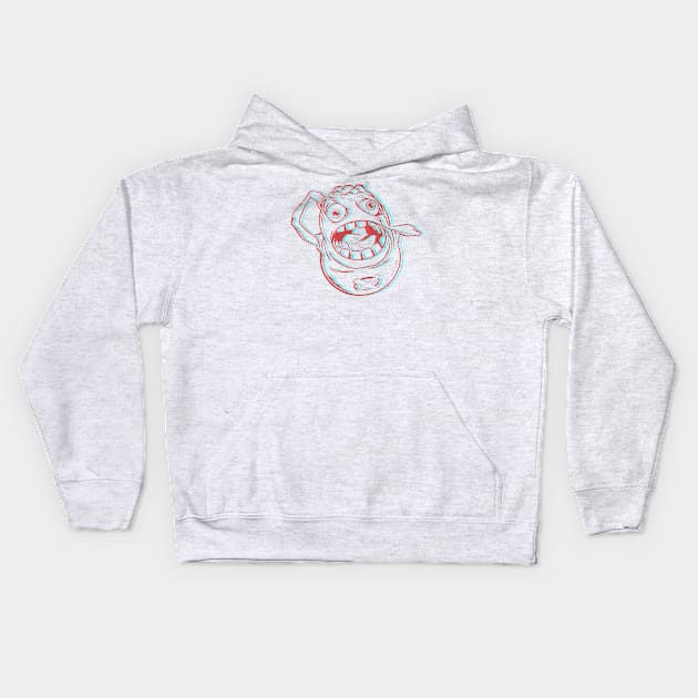 Doop 3D Kids Hoodie by dumb stuff, fun stuff